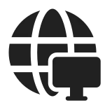 Globe Desktop SVG Icon
